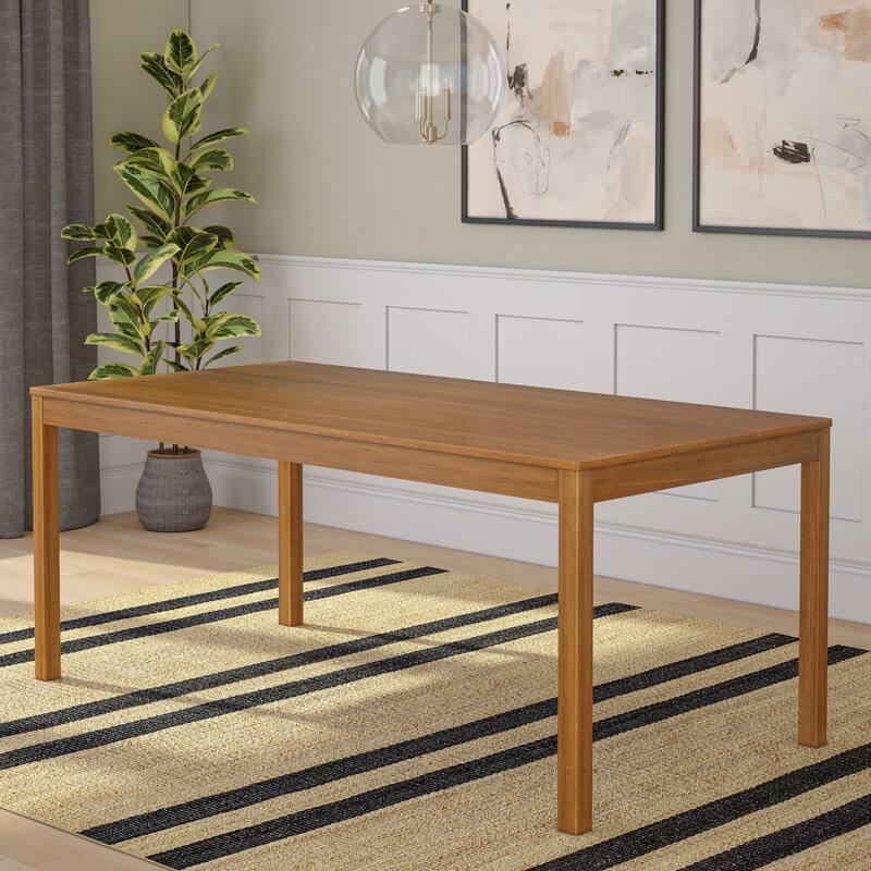 Rectangular 72" Dining Table - Pecan