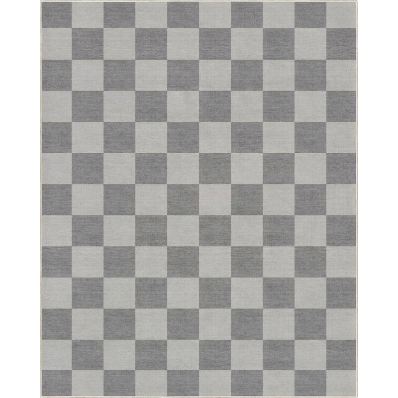 Well Woven Apollo Square Modern Geometric Flat-Weave Area Rug