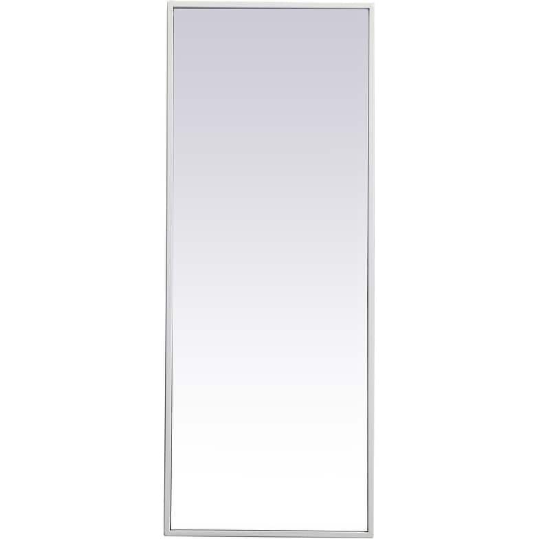 Elegant Lighting Eternity 36" x 14" Rectangular Beveled Metal Framed