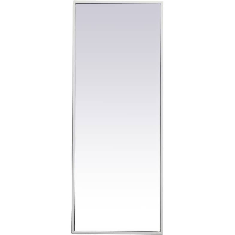 Elegant Lighting Eternity 36" x 14" Rectangular Beveled Metal Framed