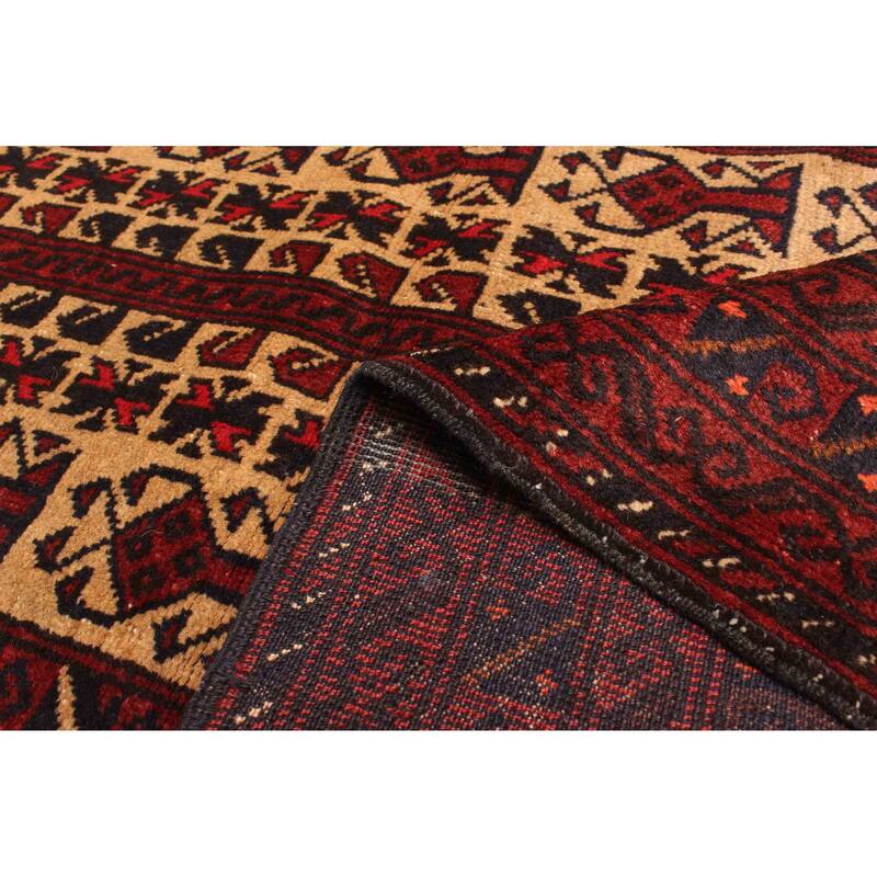 ECARPETGALLERY Hand-knotted Teimani Tan Wool Rug - 3'0 x 5'5