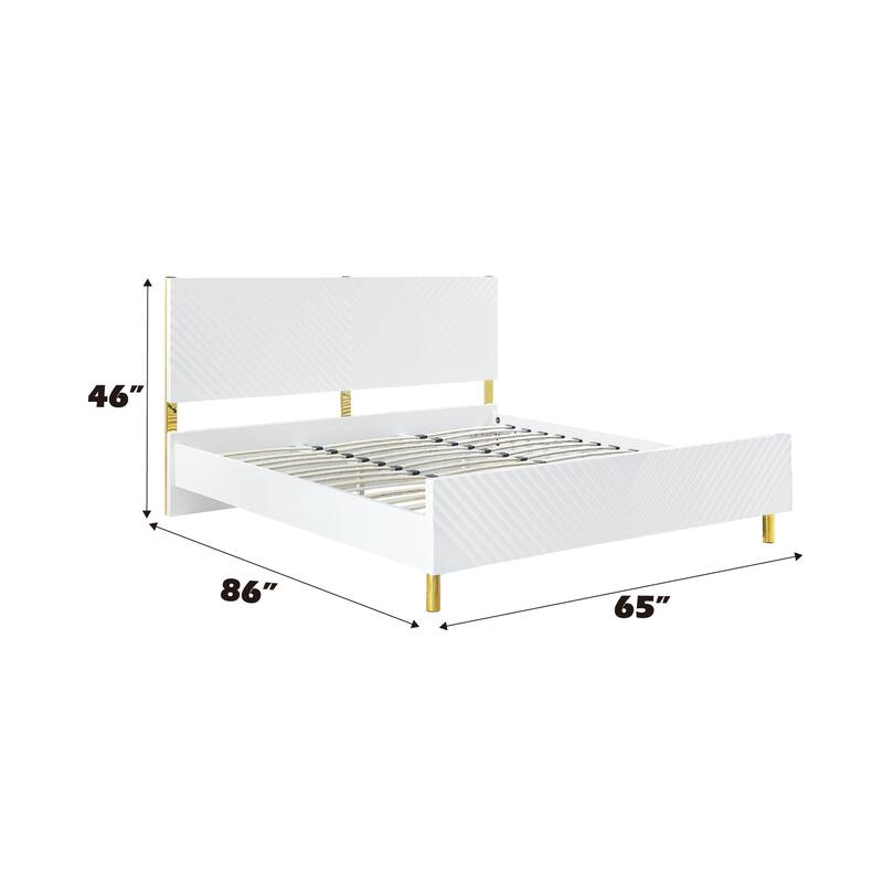 High Gloss Bed(Only Bed)