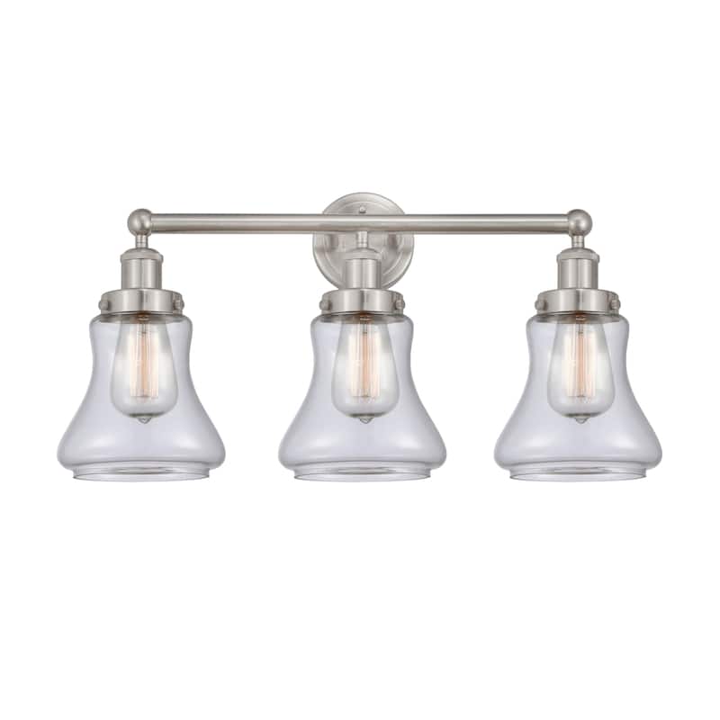Innovations Lighting 616-3W-10-25 Bellmont Vanity Bellmont 3 Light 25" - Brushed Satin Nickel / Clear
