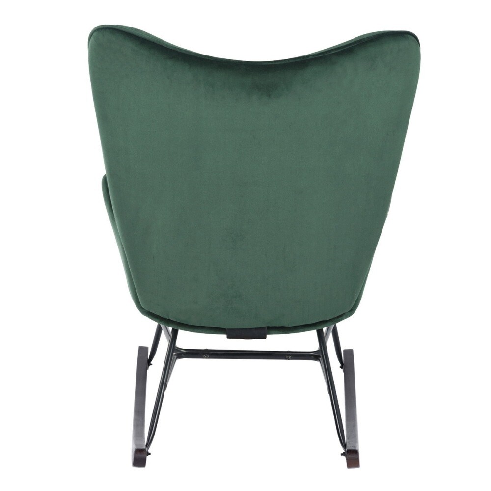 Upholstered Rocking Chair for Living Room Bedroom Bed Bath