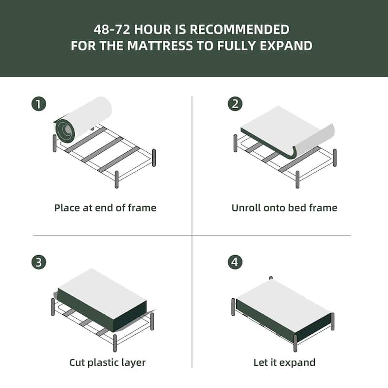 12-inch Memory Foam Mattress Hybrid Bed Mattress in a Box