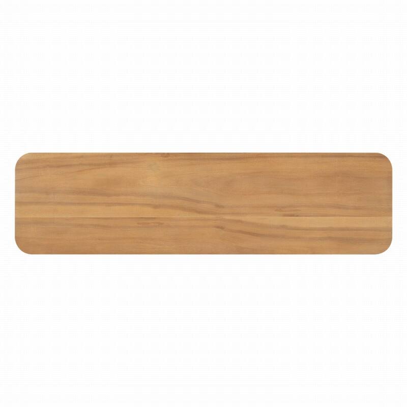 Minimalist 60" Console Table with Bottom Shelf for Stylish Living Spaces