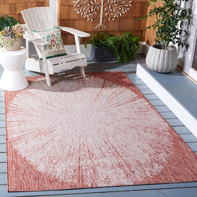 SAFAVIEH Courtyard Sabaha Indoor/Outdoor Waterproof Patio Backyard Rug