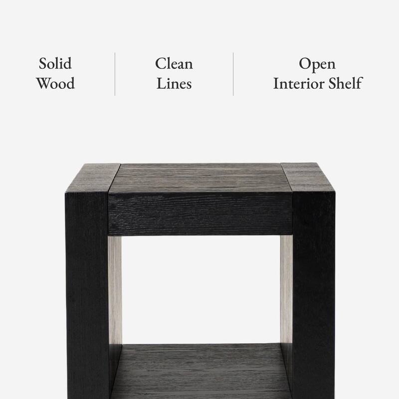 Maven Lane Artemis Contemporary Wooden Side Table