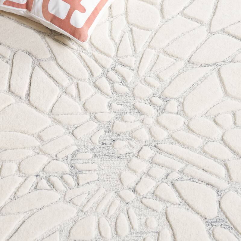 SAFAVIEH Handmade Mykonos Fatme Modern & Contemporary Wool Rug