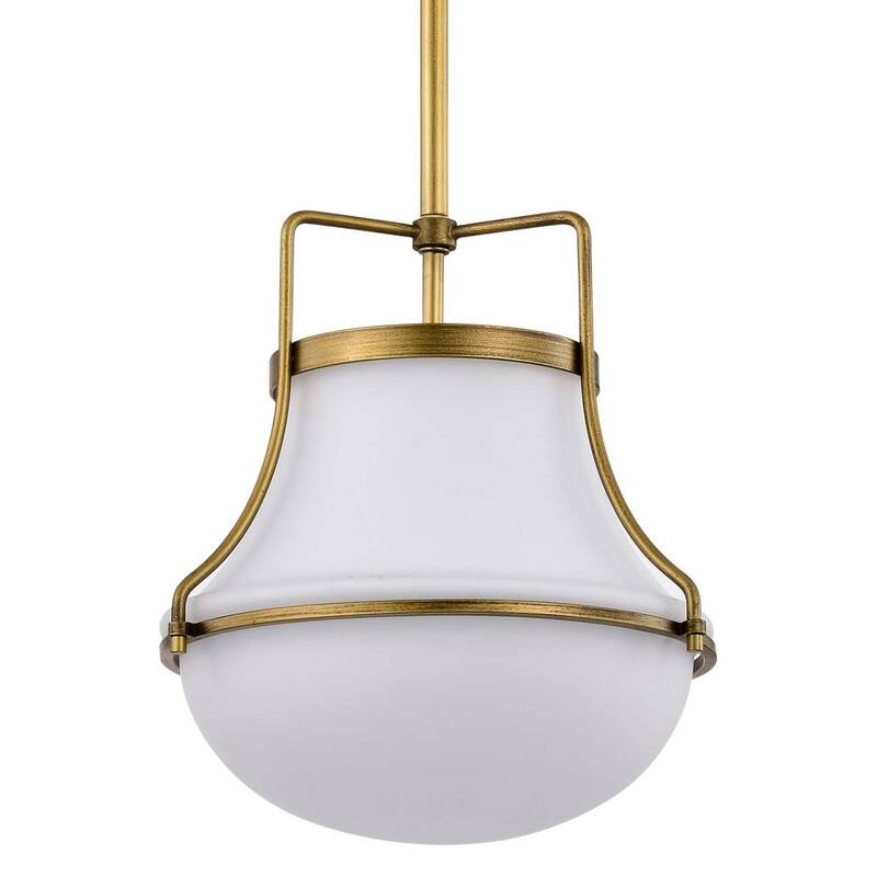 Nuvo Lighting 60/7862 Valdora 11" Wide Pendant with Shade - Natural Brass