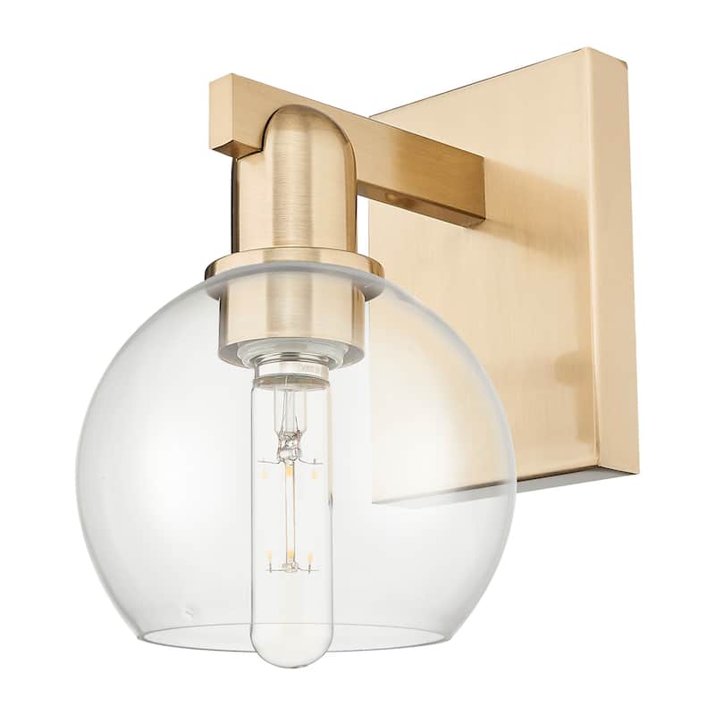 Innovations Lighting 716-1W-10-6 Athens Sconce Athens 10" Tall Wall - Champagne Bronze / Clear