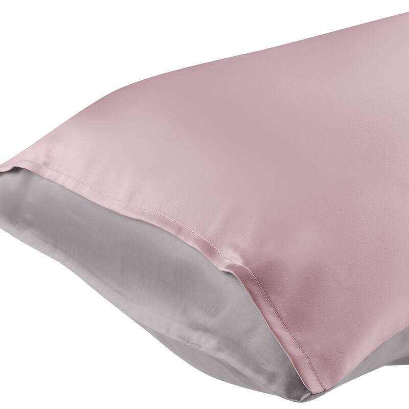 Silk Envelope Closure Hair and Skin Soft and Smooth Pillowcase 1 Pc - Pink