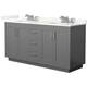 Option Dark Gray / Giotto Quartz Top / Brushed Nickel