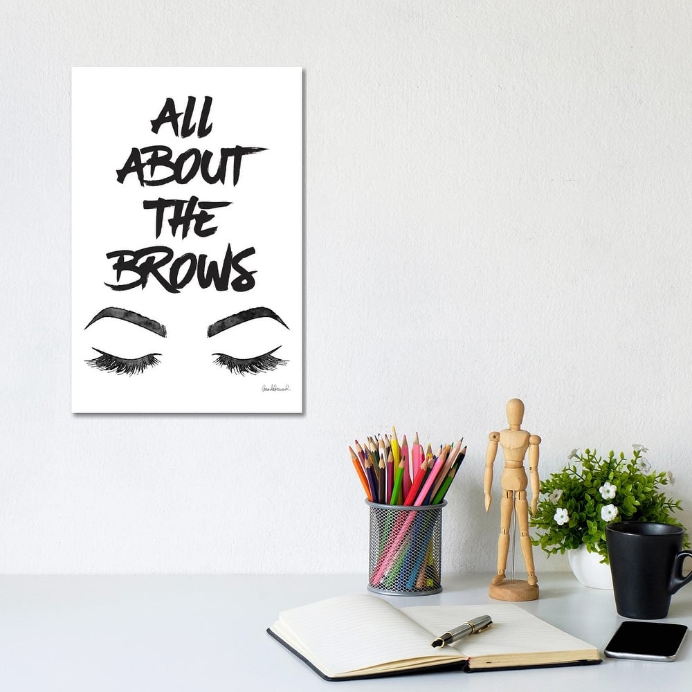 iCanvas "All About The Brows" by Amanda Greenwood Canvas Print