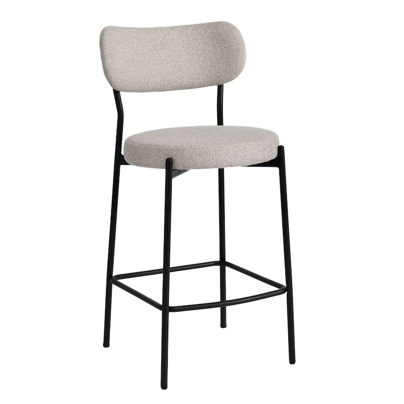 Allegra 26" Counter Stool (Set of 2) - Bone White