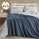 preview thumbnail 36 of 39, Madison Park Egyptian Cotton Solid Blanket