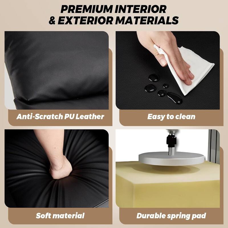 Electric Recliner Chair, with Massage and Heat, Remote Control