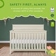 preview thumbnail 2 of 4, SweetPea Baby Bayfield Convertible Crib - Glazed Brush White