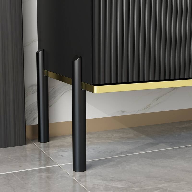 Sideboard Dresser Cabinet Storage Console Televison Table Pop-up Door