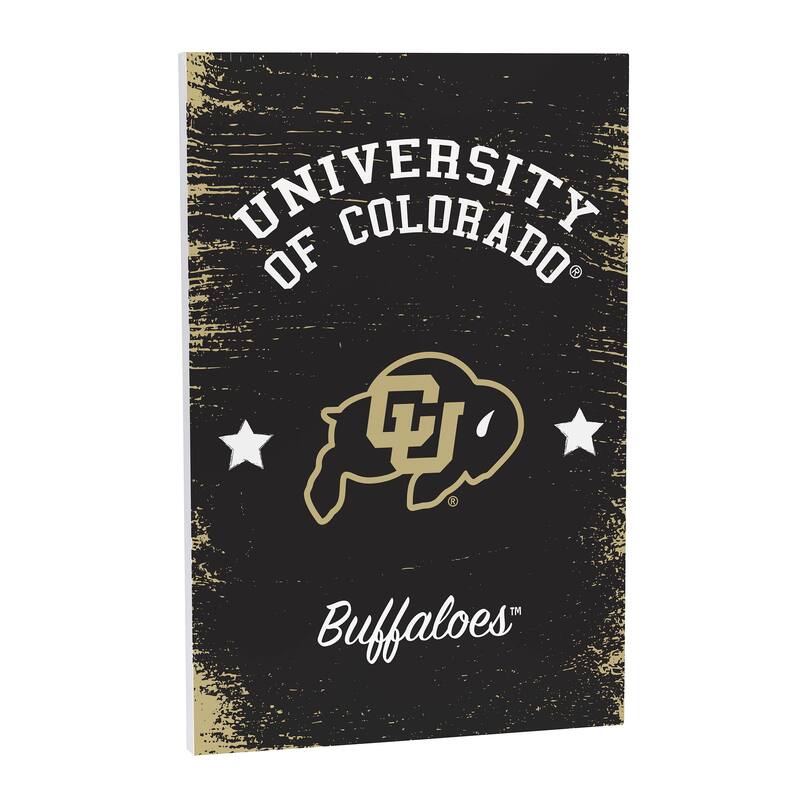 University of Colorado Wooden Door Decor Wall Sign - Multi-Color - 16 x 24