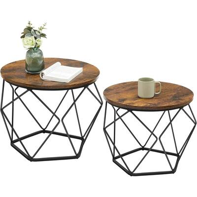 Set of 2 round coffee tables - Modern Home