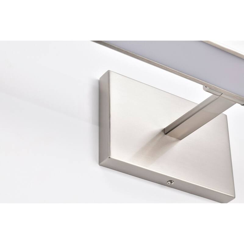 Mila 1 Foot LED Picture Light 3 CCT Selectable Brushed Nickel Finish Acrylic Lens - Brushed Nickel