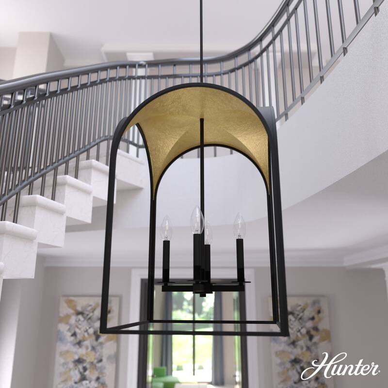 Hunter 18" Dukestown 4-Light Pendant - Kitchen Island, Dining Room, Entry - Industrial, Contemporary, Transitional