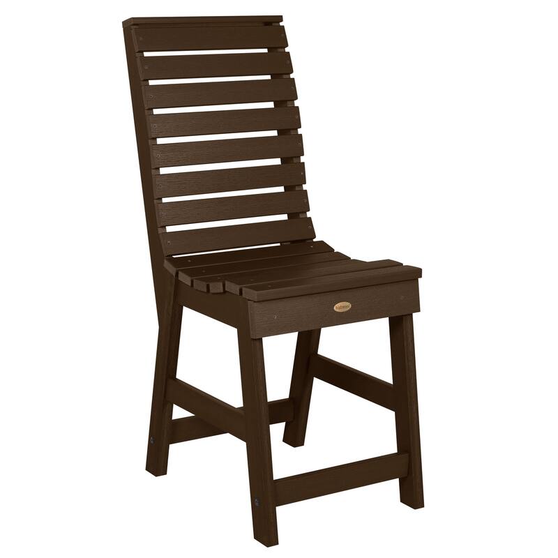 HIGHWOOD Weatherly Outdoor Counter Height Dining Side Chair - Weathered Acorn