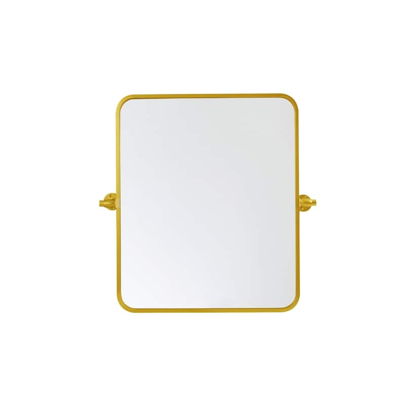 Indigo Home Soft Corner Pivot Mirror - Gold - 20 x 24