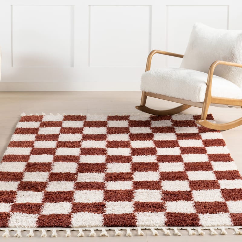 Nuloom Carlisha Contemporary Checkered Area Rug