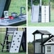 preview thumbnail 5 of 12, Backyard Discovery Whispering Point Light Gray Cedar Wood Swing Set - 15'3" x 11'6"