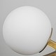preview thumbnail 18 of 20, 8 - Lights Modern Sputnik Linear Bubble Chandelier With Globe White Glass Shades