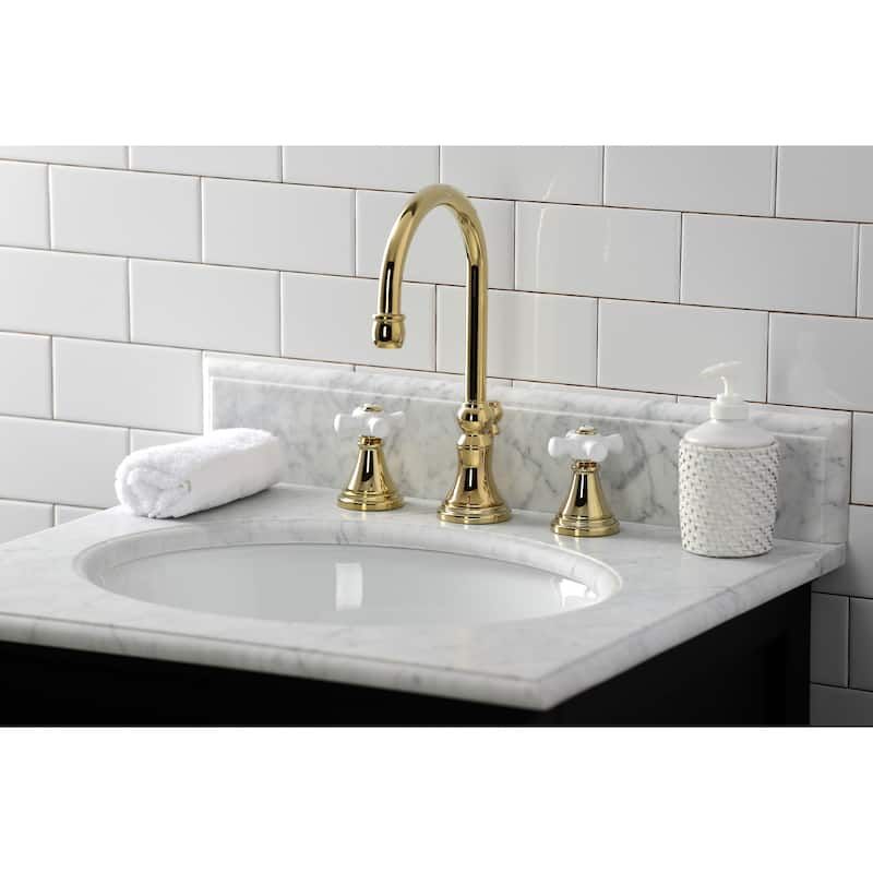 Kingston Brass Governor 8 in. Widespread Bathroom Faucet