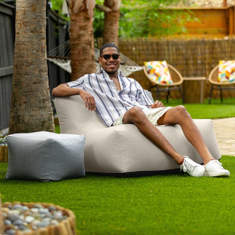 Coza Outdoor Chair - Large Bean Bag Lounge Chair for Poolside & Patio Lounging