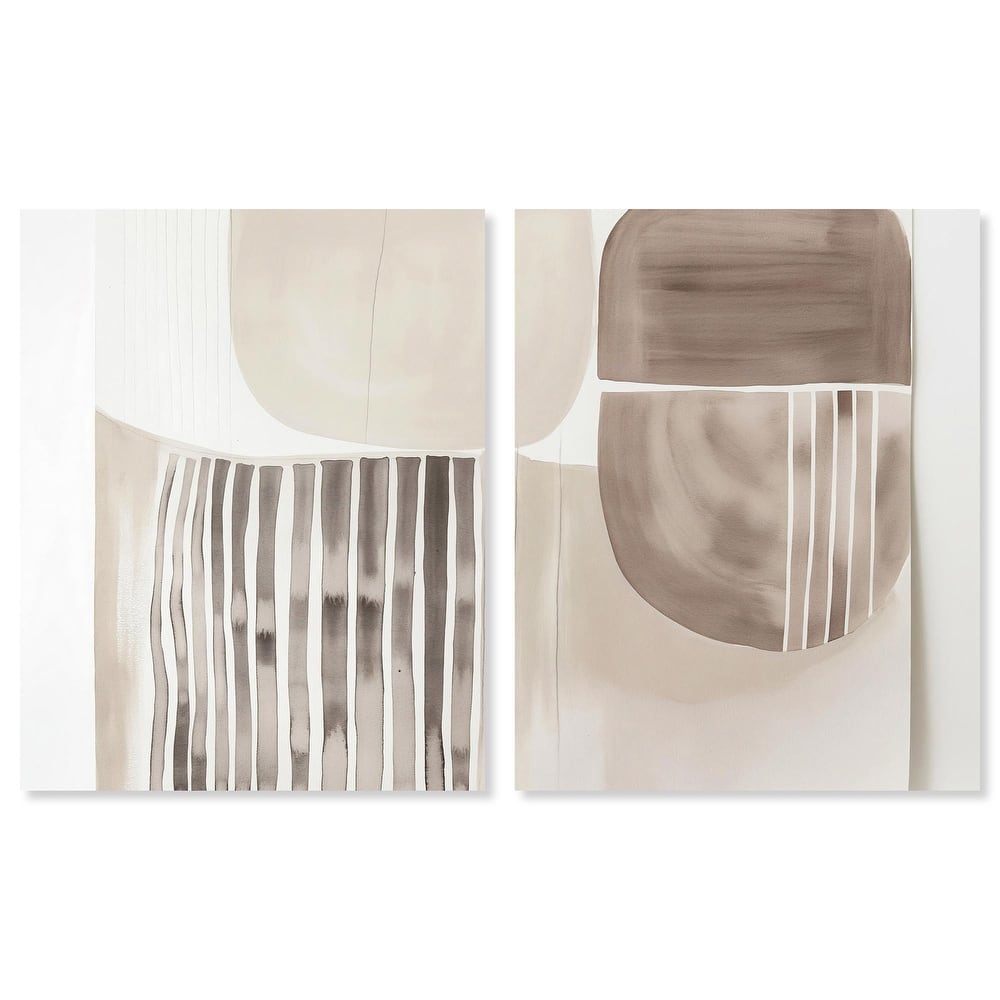 Elements of Quiet Canvas Set of 2 by Art Remedy, Gallery Wrapped