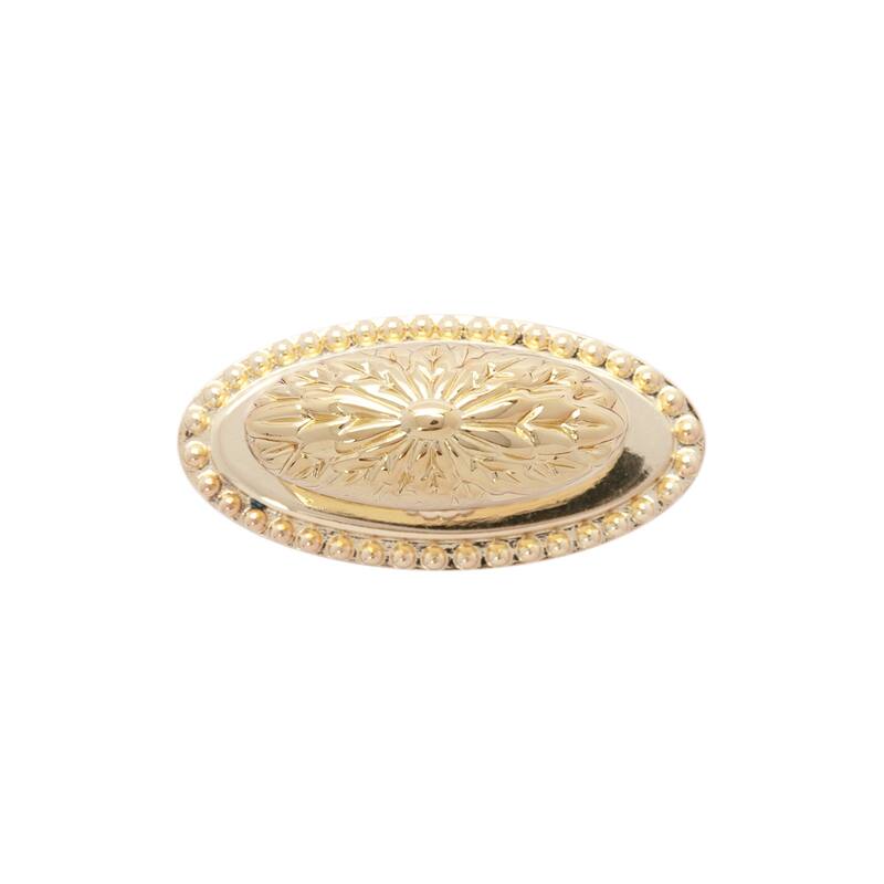 Utopia Alley Megan Gold Ring Cabinet Pull, 1.9" Diameter