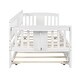 preview thumbnail 25 of 72, Elegant Design Daybed with Trundle Bed, Wooden Sofa Bed for Bedroom Living Room, Wood Platform Bed Frame for Kids Teens Guests