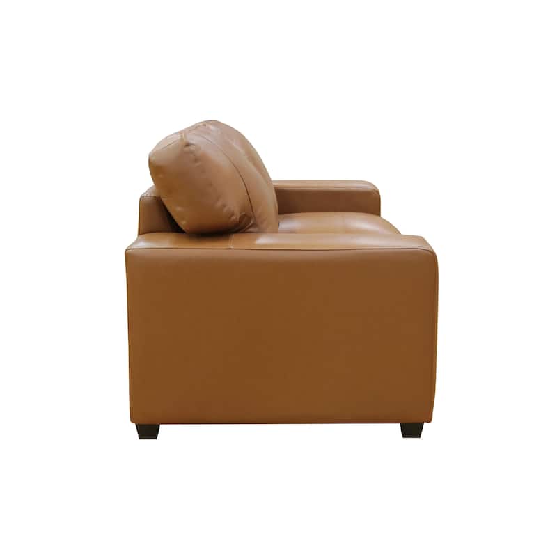 Bordeaux Leather Match Sofa, Loveseat, Armchair and Ottoman
