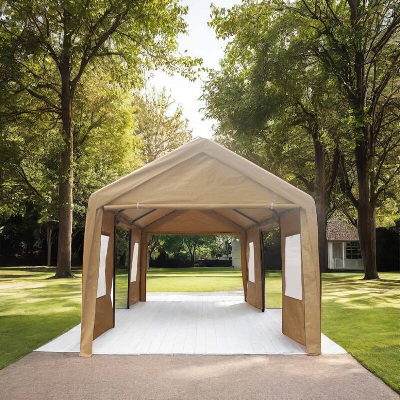 CUSchoice Heavy Duty Outdoor Portable Garage Canopy Carport