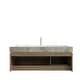 preview thumbnail 18 of 17, GDFStudio - Muri Modern 48" Floating Bathroom Vanity with Basin, Sintered Stone Countertop, Drawer & Double Doors, NO Faucet