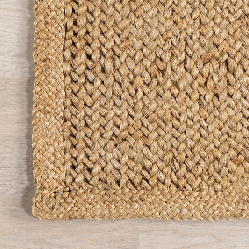 Willow Bordered Jute Area Rug