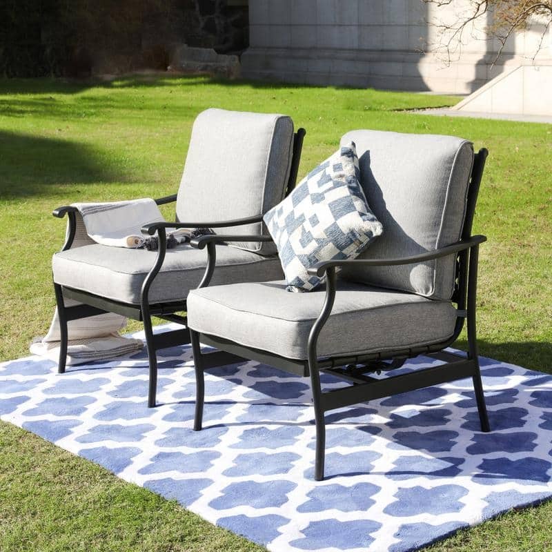 PATIO FESTIVAL Rocking Motion Chair (Set of 2)