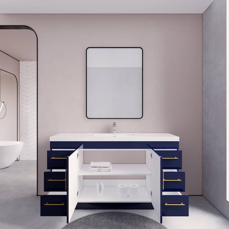 Eliza 60'' Freestanding Vanity with Single Sink