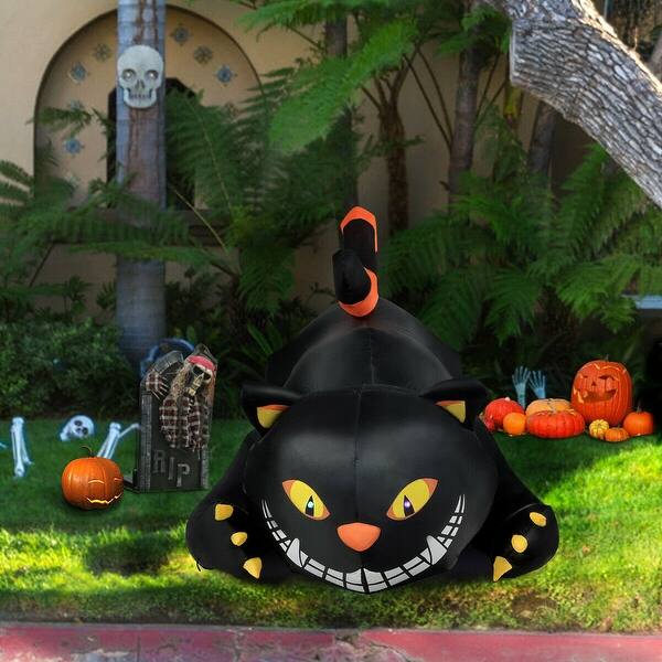 Shop Gymax 6 Outdoor Halloween Lights Inflatable Giant Creeping