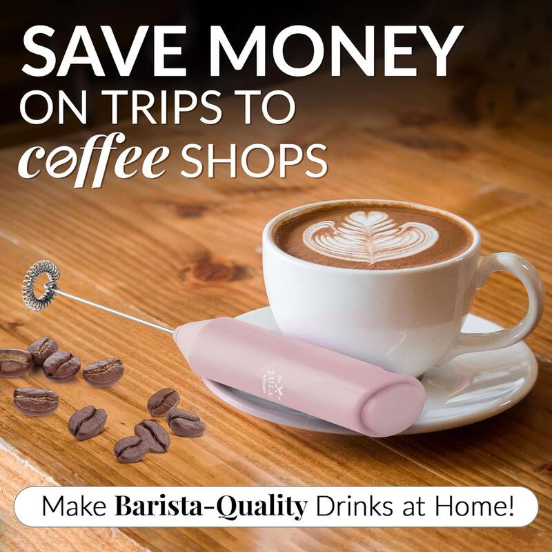 Zulay Kitchen FrothMate Powerful Milk Frother for Coffee