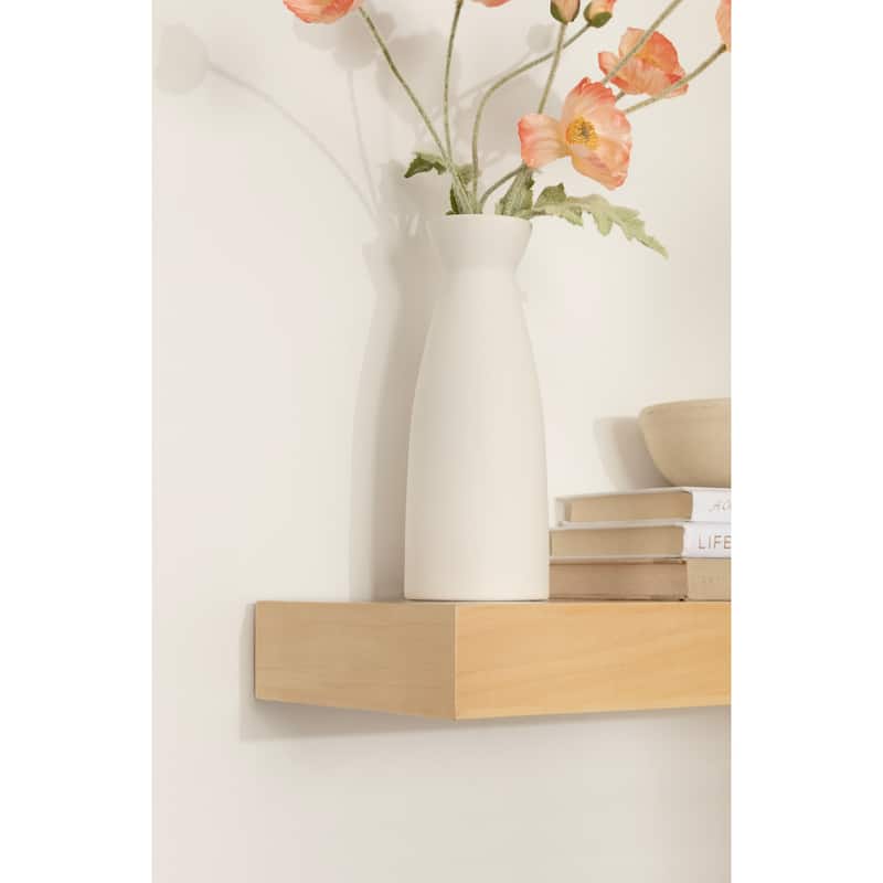 Kate and Laurel Havlock Wood Shelf Set