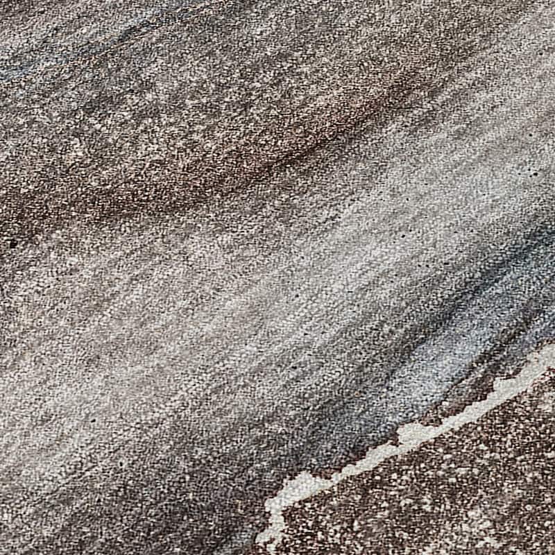 Machine Washable Indoor/ Outdoor Abstract Chantille Rug