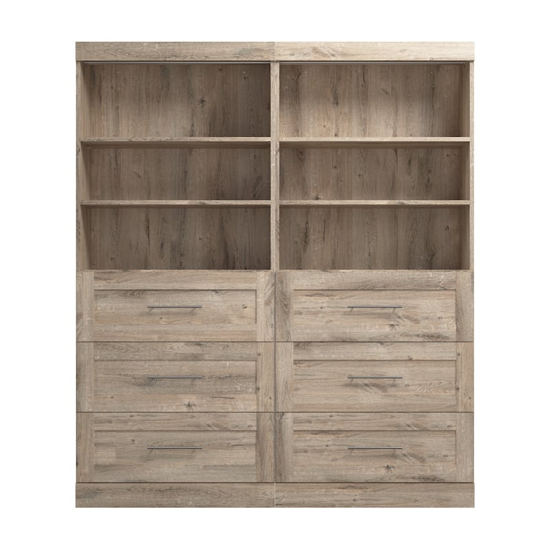 Pur 72W Closet Organizer with Drawers by Bestar