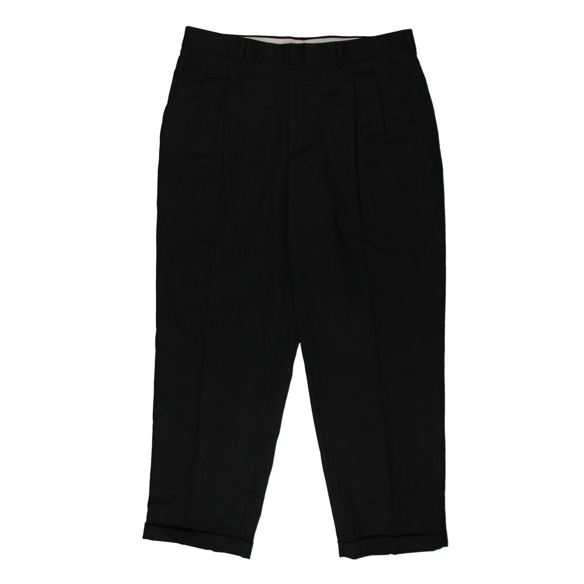 Shop John Henry Mens Dress Pants Wool Textured 36 29 Overstock