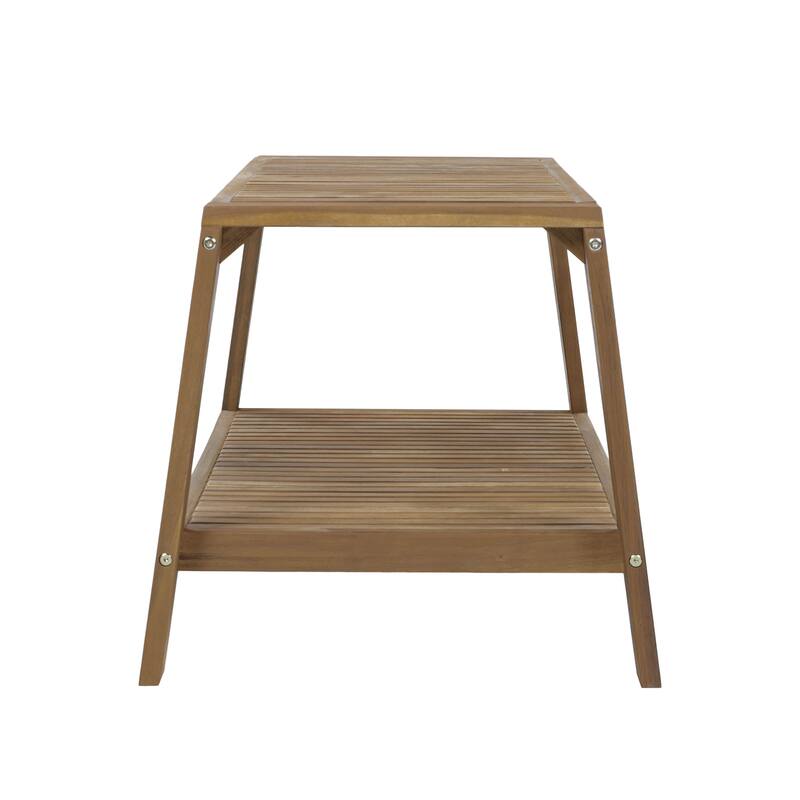 Grenada Acacia Loveseat Coffee Table Set by Christopher Knight Home